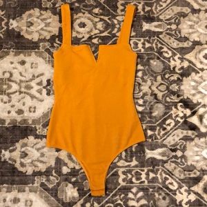 Fitted Gold Bodysuit
